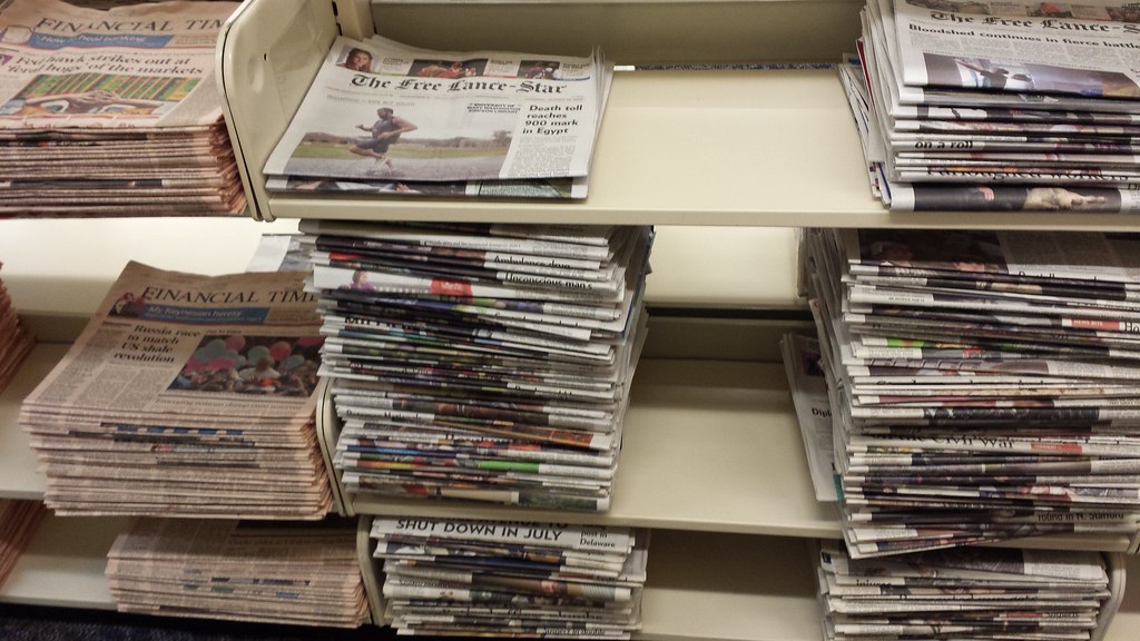 Newspaper Stacks