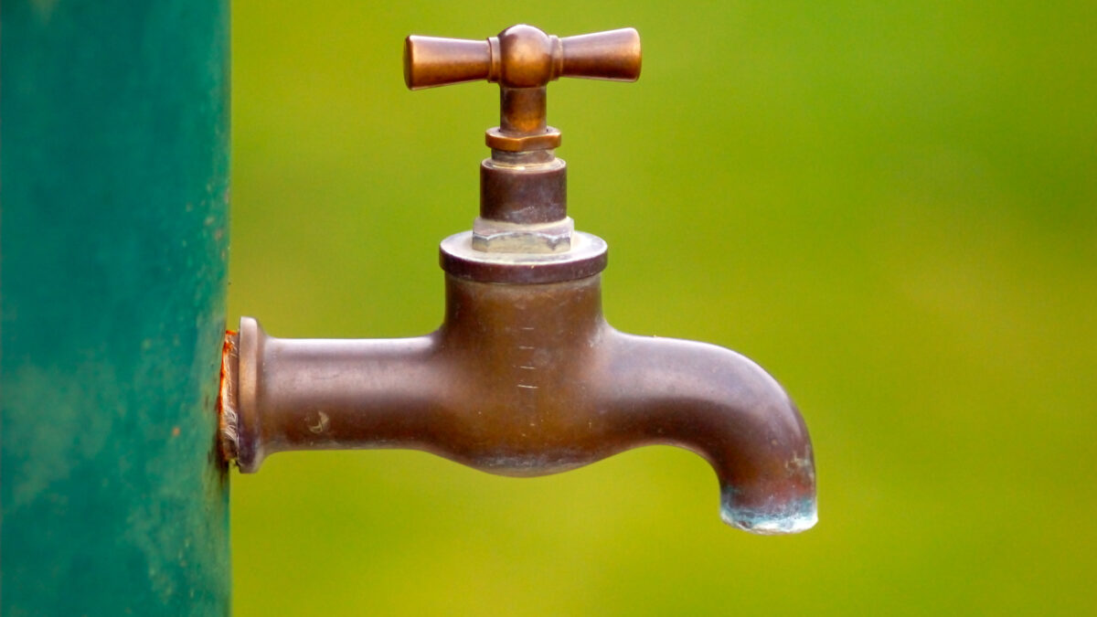 Brass water tap